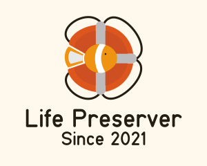 Life Buoy Fish logo design