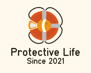 Life Buoy Fish logo design