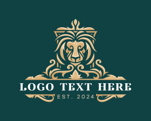 Lion Elegant Shield logo