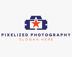 Camera Photography Star logo design