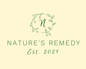 Nature Organic Herb logo design