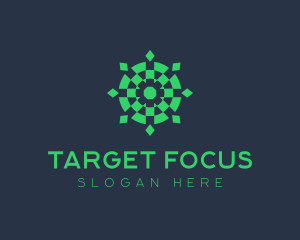 Geometric Abstract Target logo design