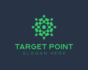 Geometric Abstract Target logo design