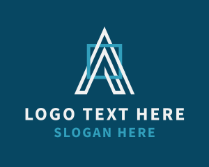 Geometric Business Letter A logo