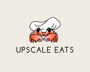 Crab Chef Hat logo design