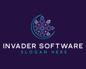 Digital Software Technology logo design