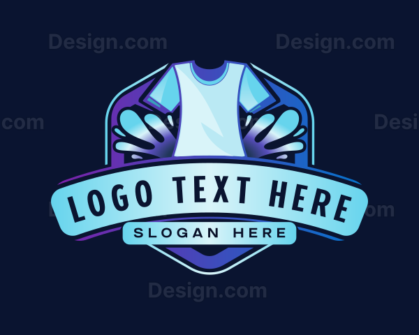 Tshirt Fashion Laundromat Logo