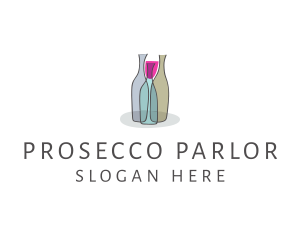 Glass Wine Bottle logo