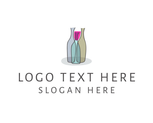 Bottle logo example 2