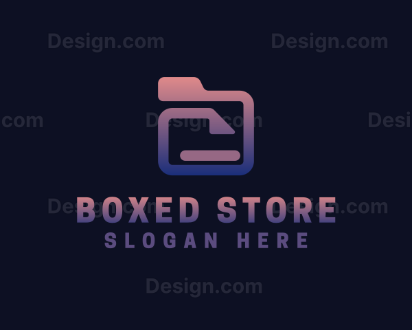 Document File Folder Logo