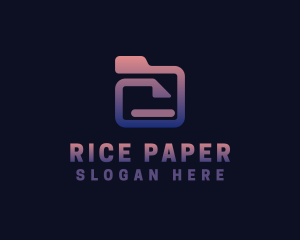 Document File Folder logo design