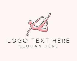 Yoga Gymnast Stretch logo