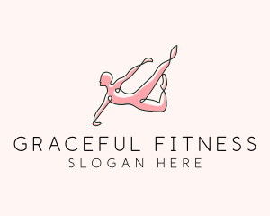 Yoga Gymnast Stretch logo