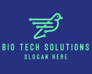 Fast Digital Bird logo design