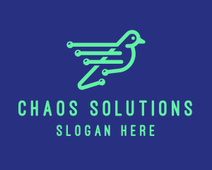 Fast Digital Bird logo design