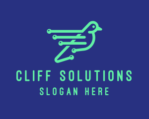 Fast Digital Bird logo design