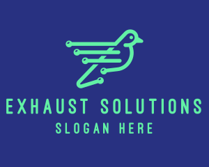 Fast Digital Bird logo design