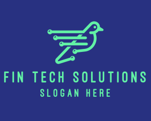 Fast Digital Bird logo design