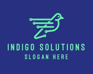 Fast Digital Bird logo design