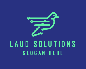 Fast Digital Bird logo design