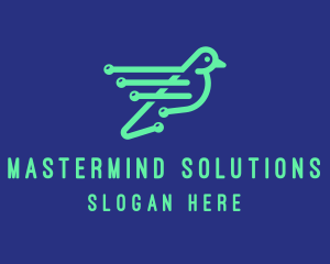 Fast Digital Bird logo design