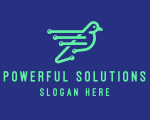 Fast Digital Bird logo design