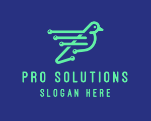 Fast Digital Bird logo design