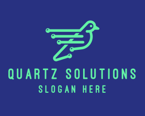 Fast Digital Bird logo design