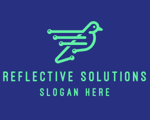 Fast Digital Bird logo design