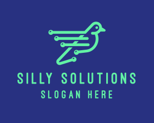 Fast Digital Bird logo design