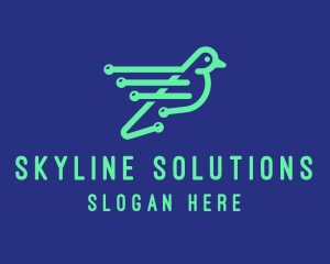 Fast Digital Bird logo design