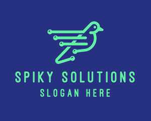 Fast Digital Bird logo design