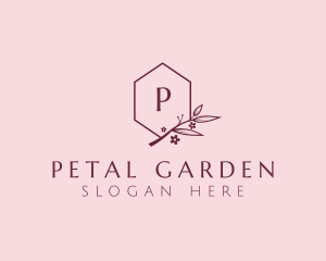 Floral Beauty Crest logo design