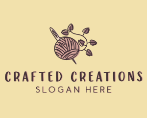 Needle Yarn Sewing logo design