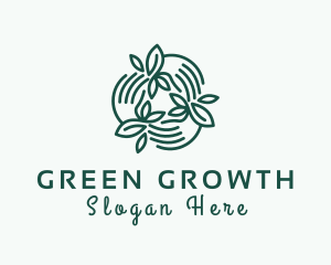 Green Wellness Spa logo design