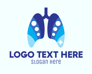 Blue Respiratory Dots logo