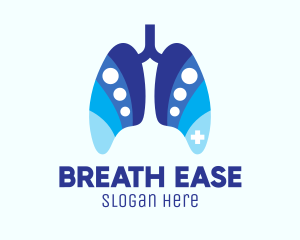 Blue Respiratory Dots logo