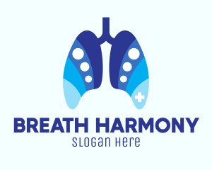 Blue Respiratory Dots logo