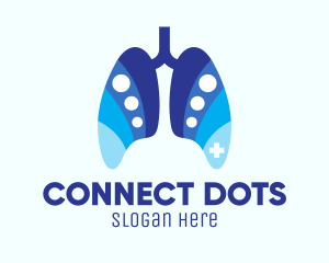 Blue Respiratory Dots logo