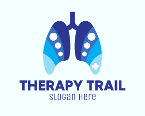 Blue Respiratory Dots logo