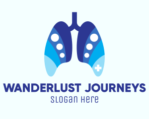Blue Respiratory Dots logo