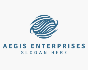 Waves Global Enterprise logo design