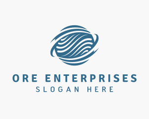 Waves Global Enterprise logo design