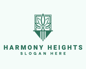 Marijuana Plantation Emblem logo