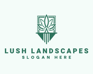 Marijuana Plantation Emblem logo