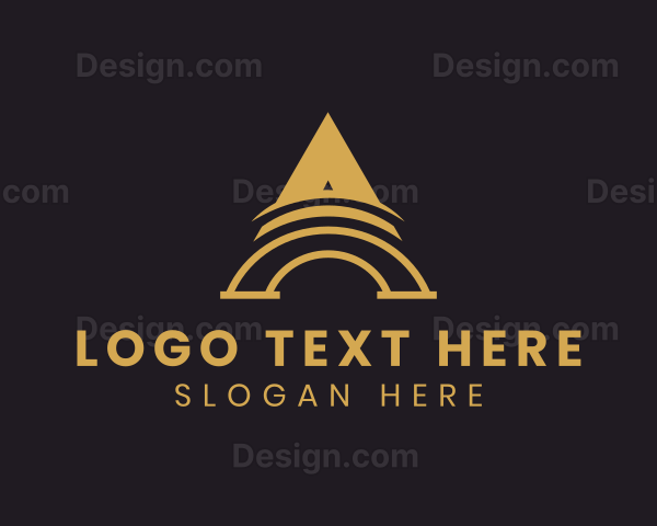 Professional Construction Arch Letter A Logo