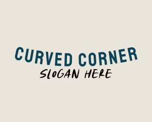 Hipster Curve Boutique logo design