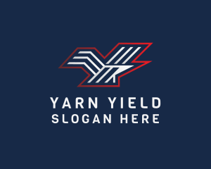 Eagle Lines Letter Y logo design