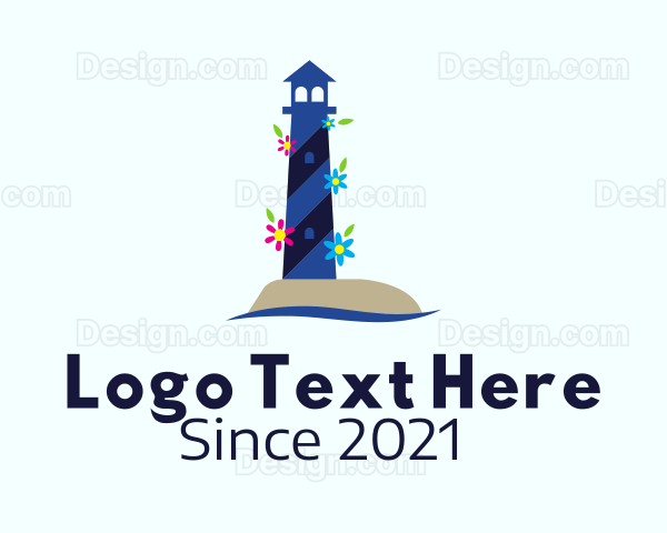 Floral Light House Logo