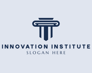 Institution Judiciary Pillar logo design
